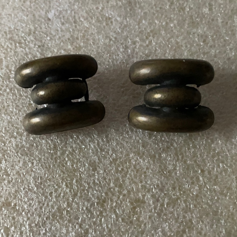 Vintage copper studs earrings